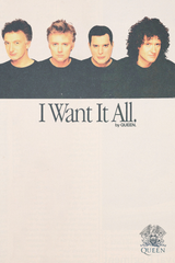 Queen 'I Want It All' Poster