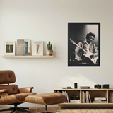 Jimi Hendrix 'The King' Poster - Mockup 1