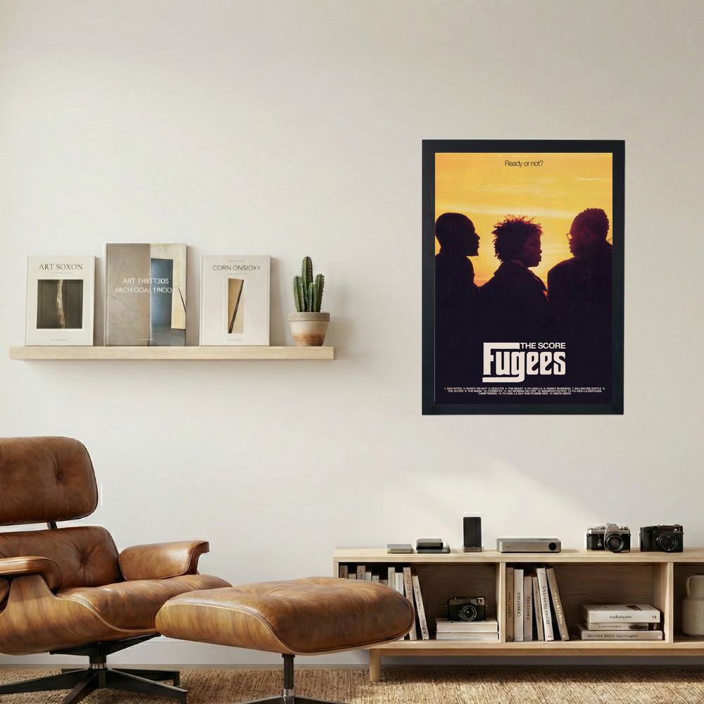 Fugees 'The Score' Poster - Mockup 1