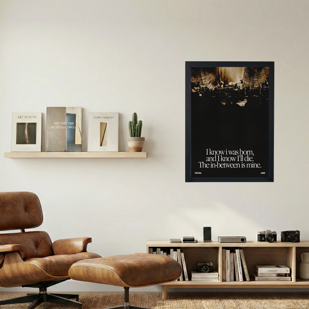 Pearl Jam 'I Am Mine' Poster - Mockup 1