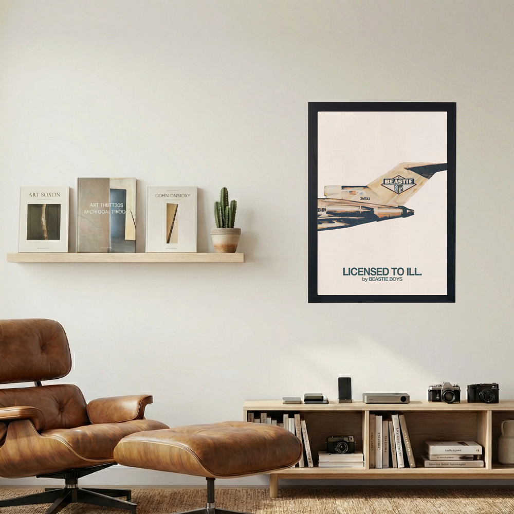 Beastie Boys 'Licensed To Ill' Poster - Mockup 1