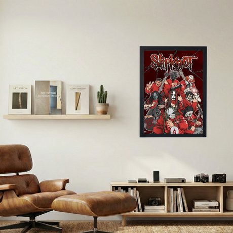 Slipknot Illustration Poster - Mockup 1