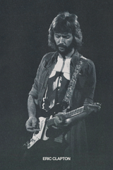 Eric Clapton B&W Poster