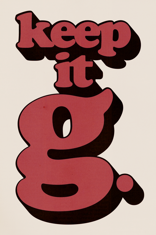 Keep It G Poster