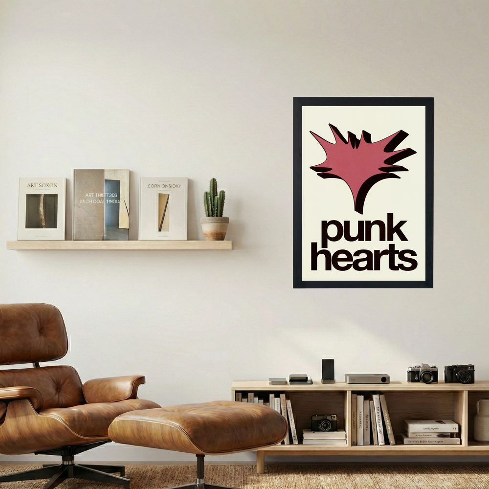 Punk Hearts' Poster - Mockup 1