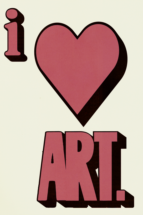 I Heart Art' Poster