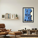 RIP Art.' Poster - Mockup 1