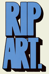 RIP Art.' Poster