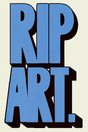 RIP Art.' Poster