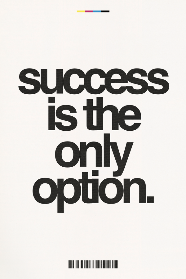 The Only Option' Poster