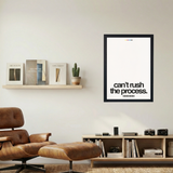 Can't Rush' Poster - Mockup 1