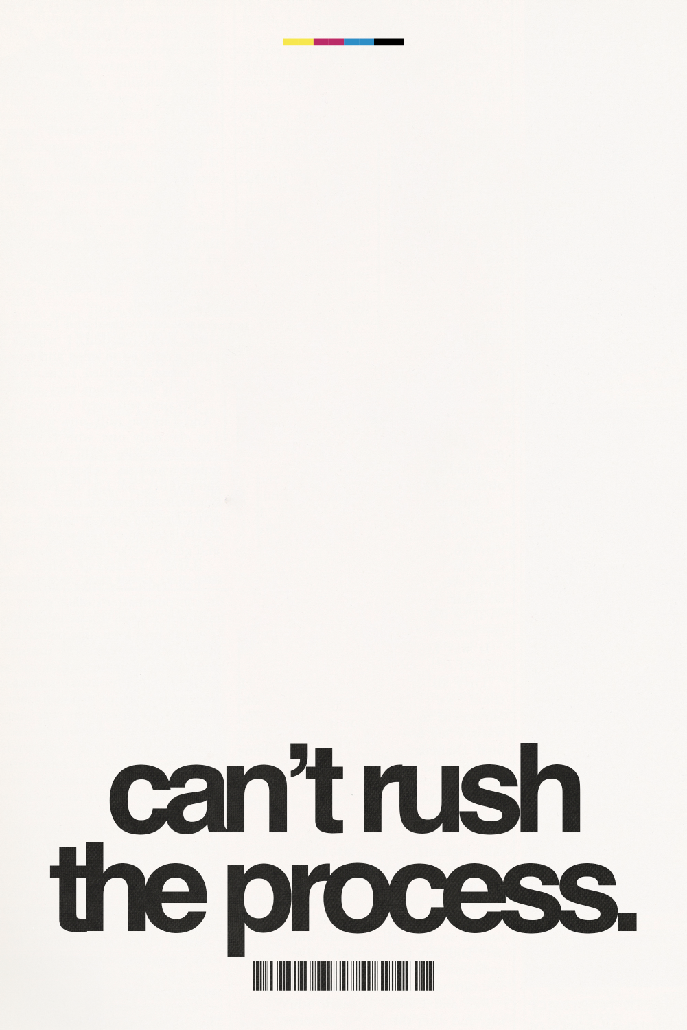 Can't Rush' Poster