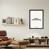 Truth Is...' Poster - Mockup 1