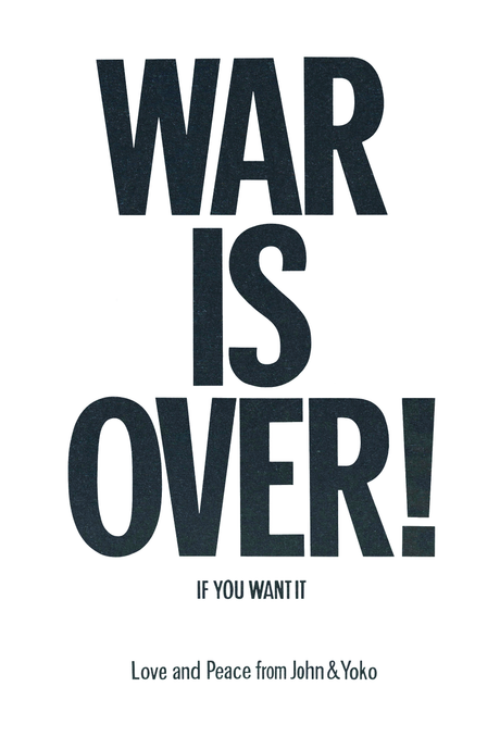 John Lennon 'War Is Over!' Poster