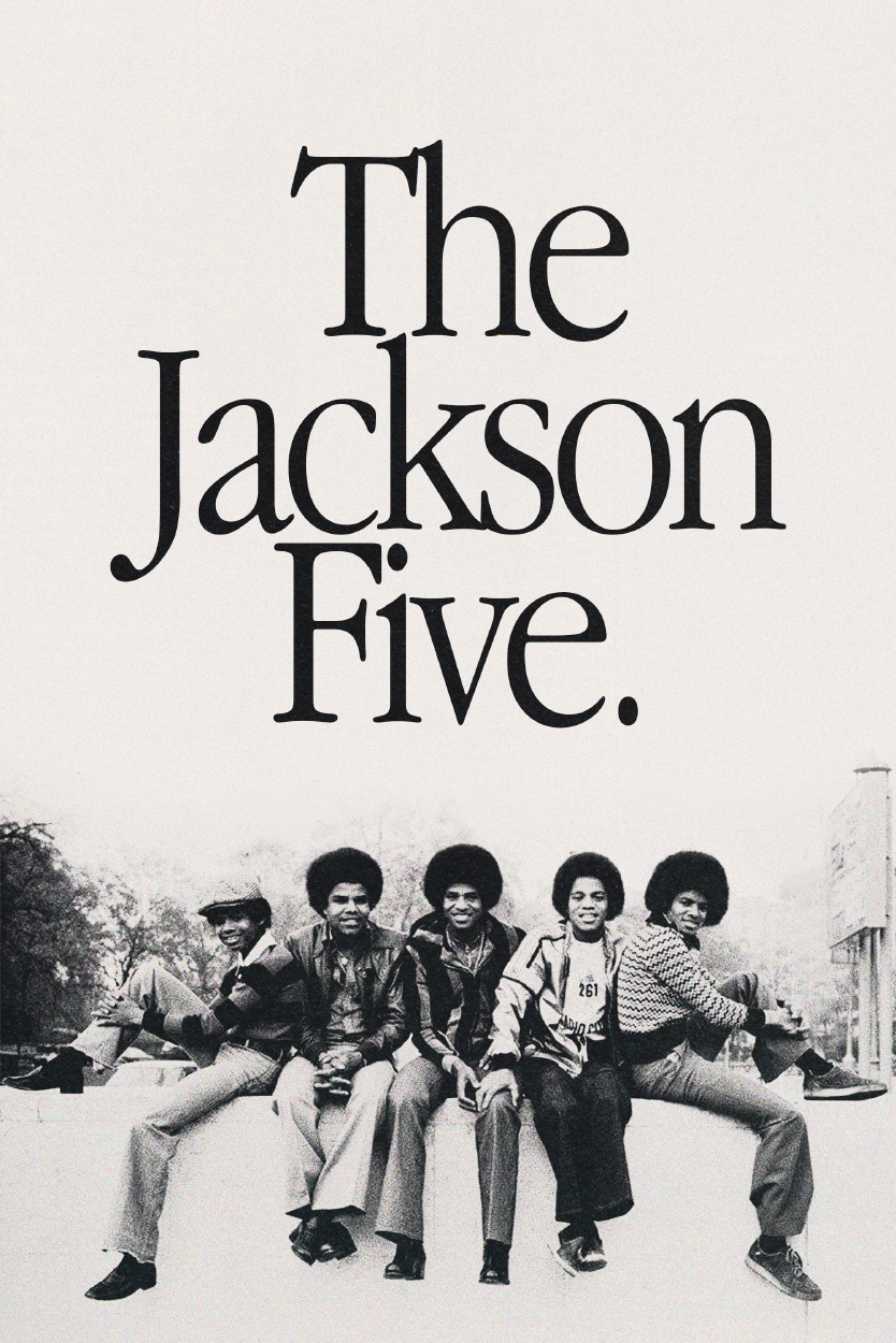 The Jackson Five B&W Poster