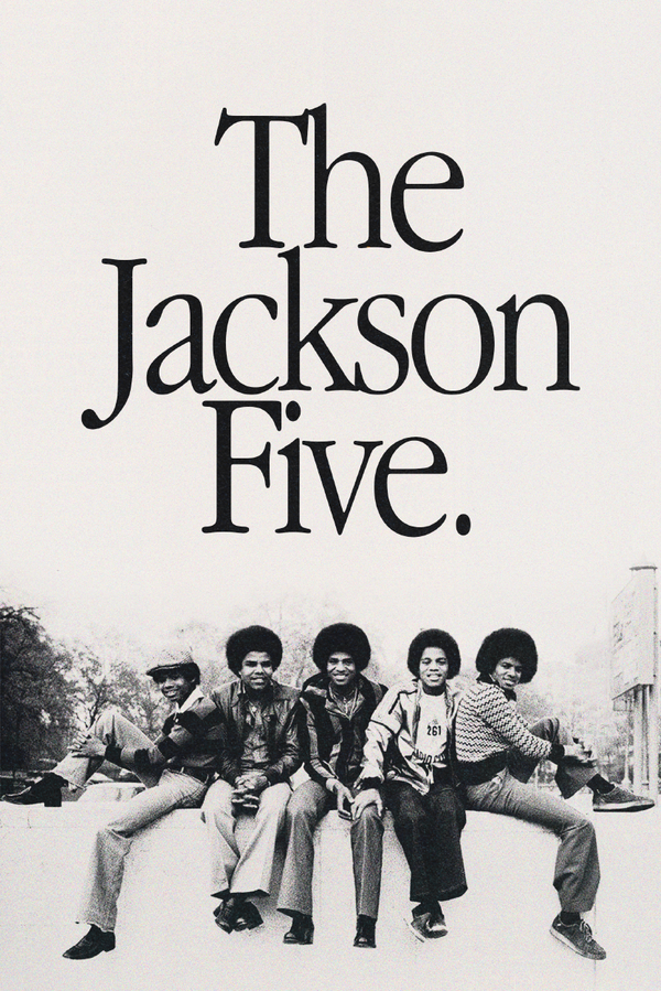 The Jackson Five B&W Poster