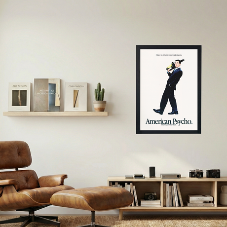 American Psycho 'Videotapes' Poster - Mockup 1