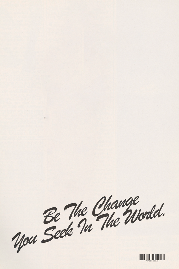 Be The Change' Poster