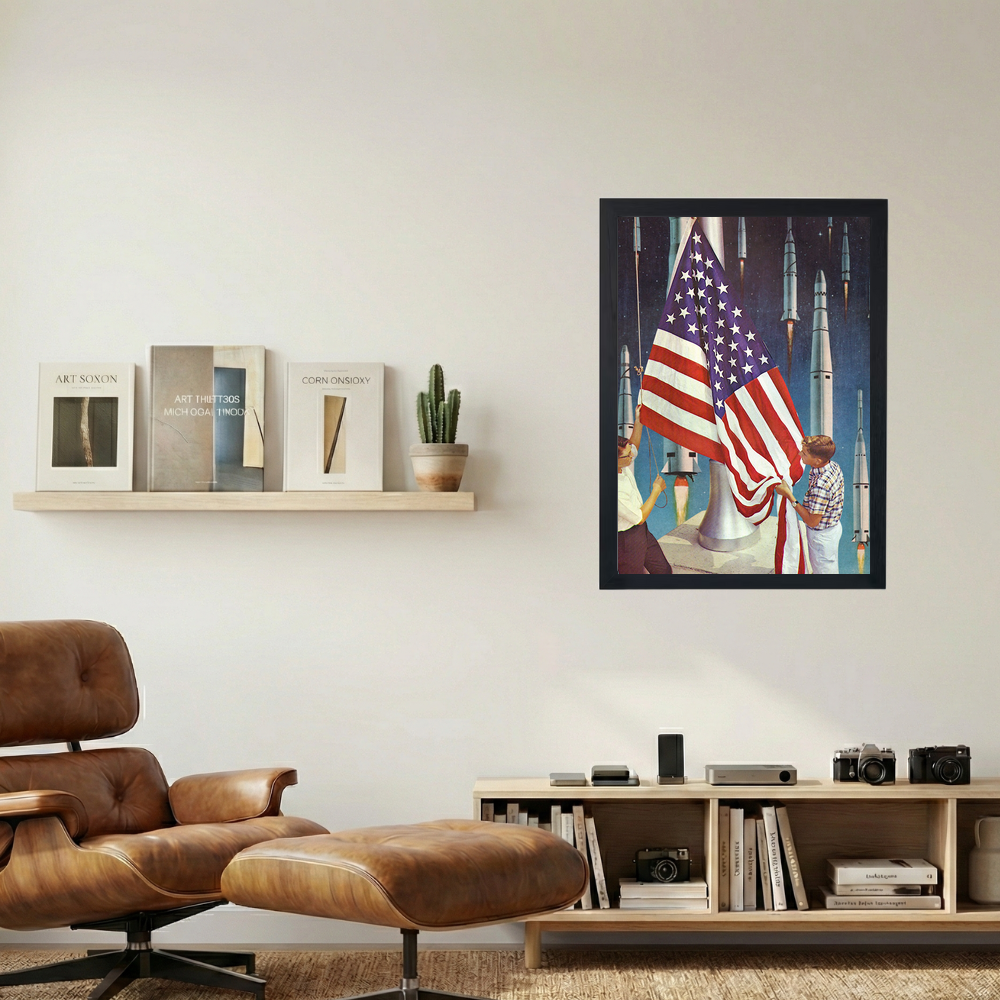 States To Space Poster - Mockup 1
