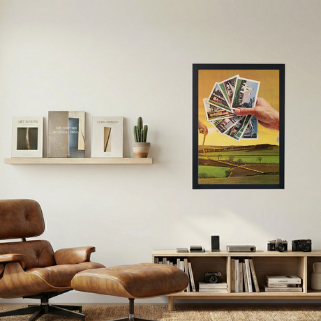 Postcards' Collage Poster - Mockup 1