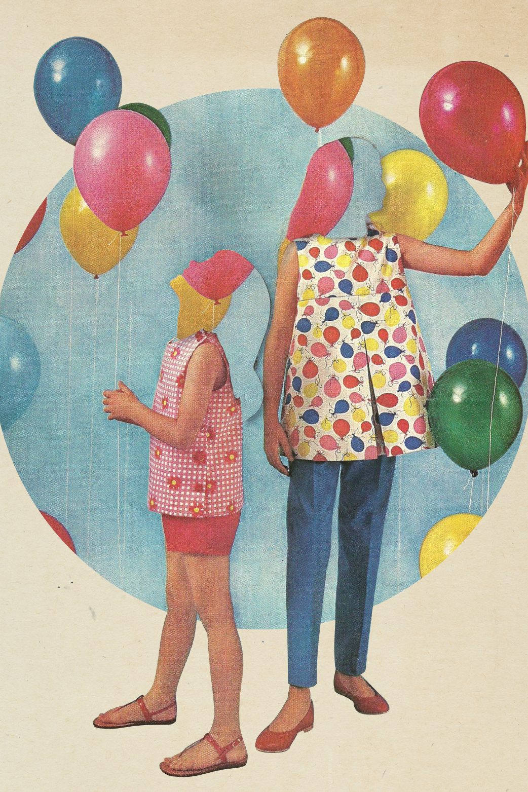 Balloons' Collage Poster
