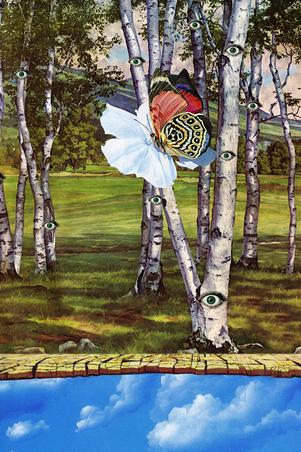 Trees Have Eyes' Collage Poster
