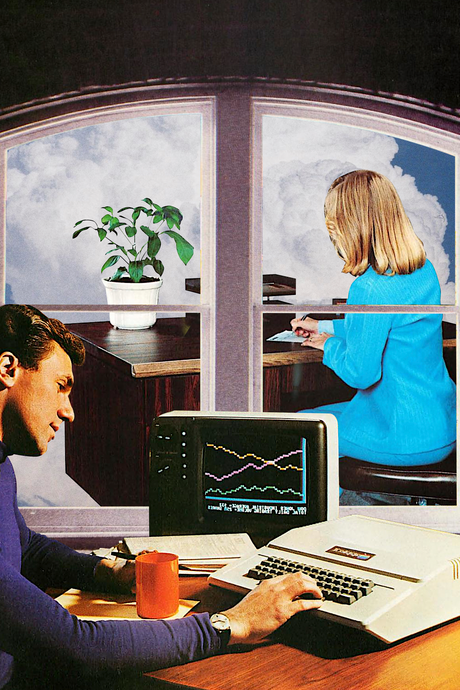 Computer Nerd' Collage Poster