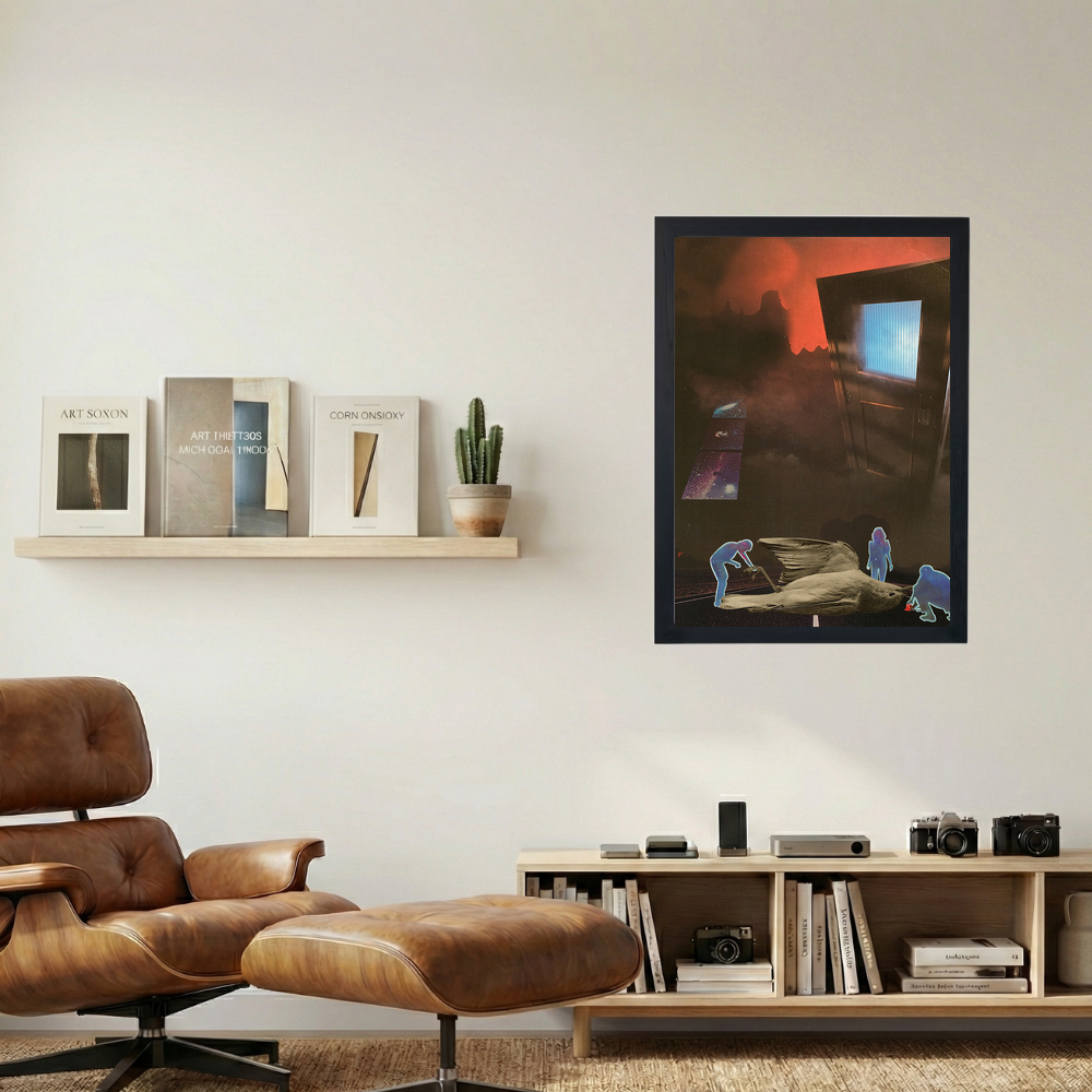 Mission Deadbird' Collage Poster - Mockup 1