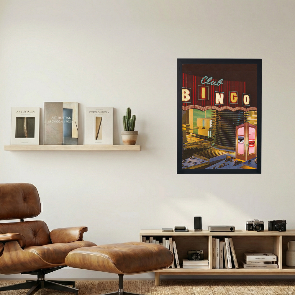 Club Bingo' Collage Poster - Mockup 1