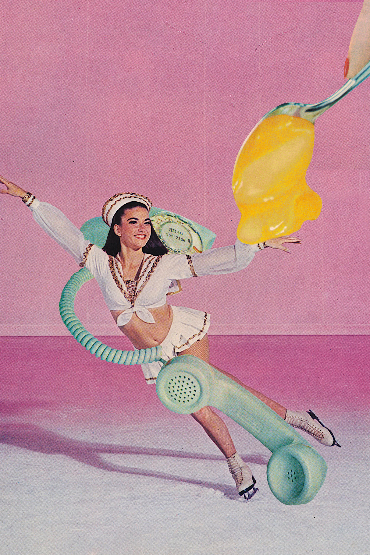 Figure Skater' Collage Poster