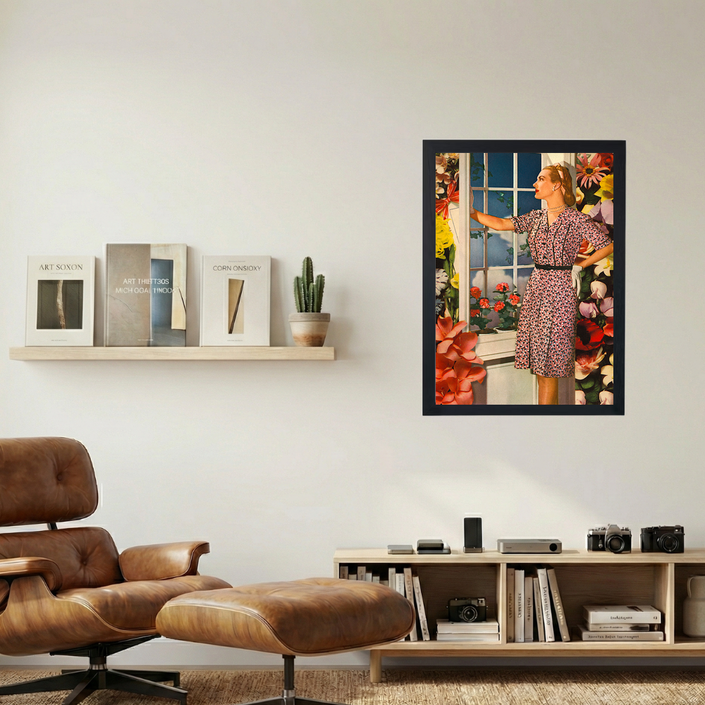 Window Dreaming' Collage Poster - Mockup 1