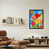 Floral Collage Poster - Mockup 1