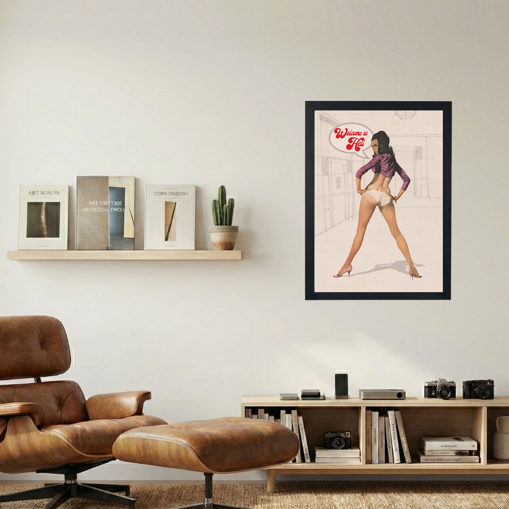 Welcome To Hell' Poster - Mockup 1
