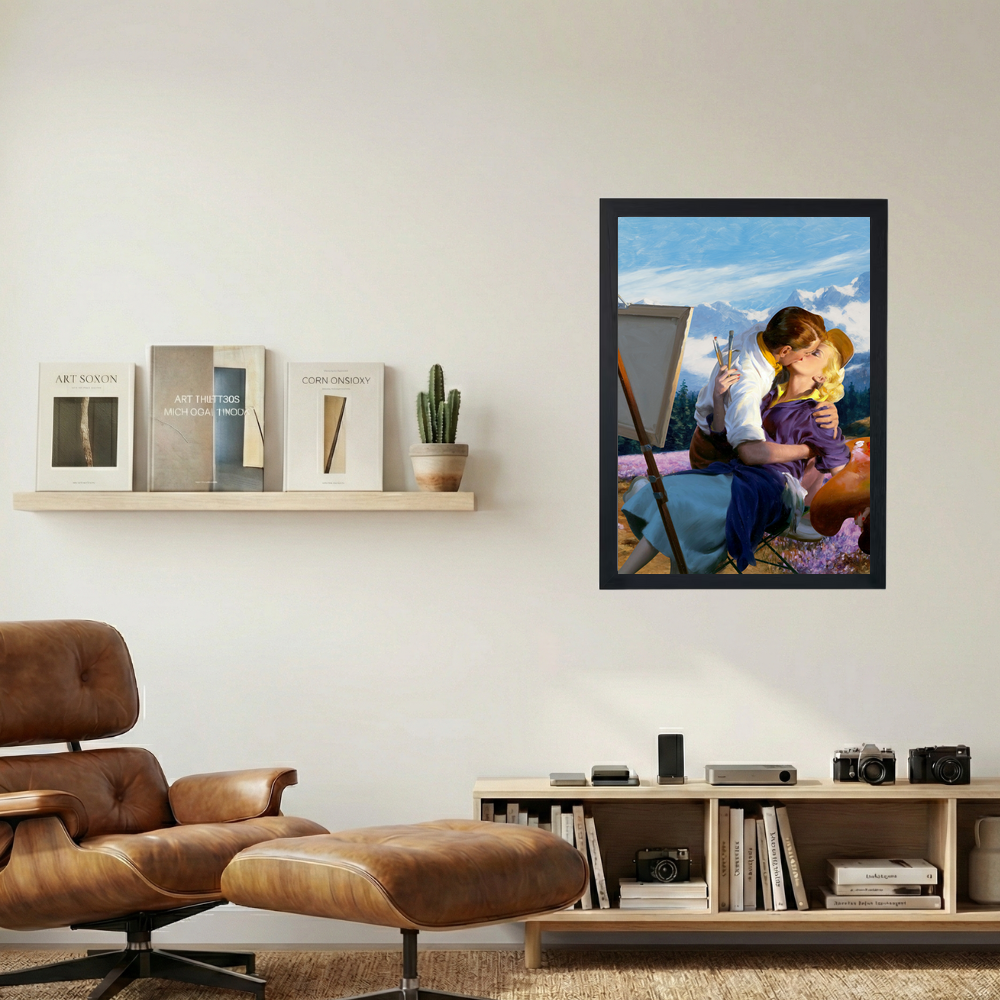 True Love' Collage Poster - Mockup 1