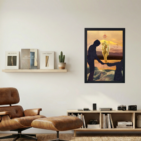 Mother Teresa' Collage Poster - Mockup 1