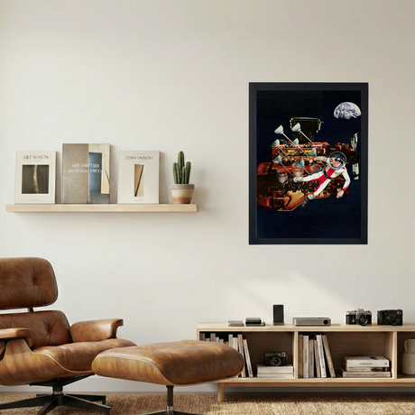 Space Motor' Collage Poster - Mockup 1