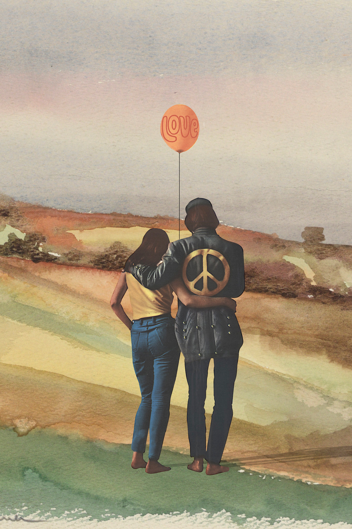 Peace, Love' Poster