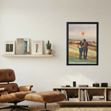 Peace, Love' Poster - Mockup 1