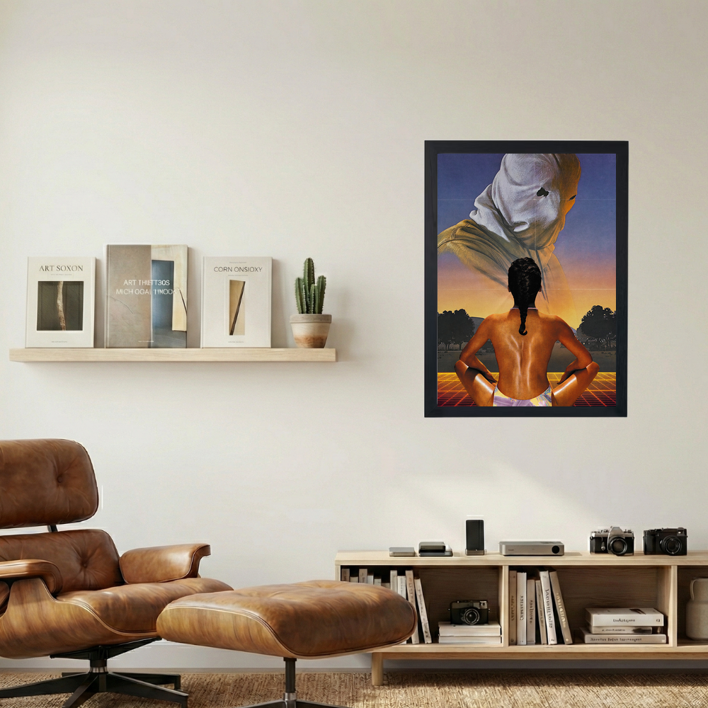 Face Fear' Collage Poster - Mockup 1