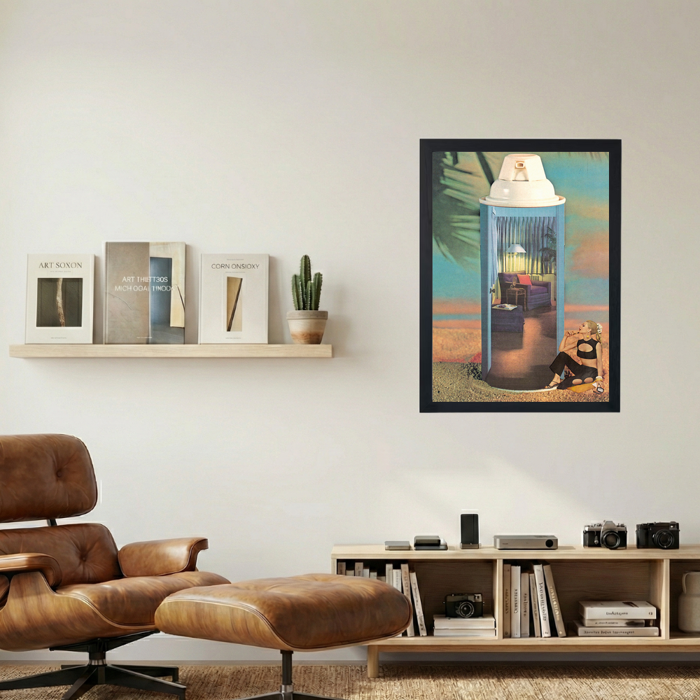 Spray Can' Collage Poster - Mockup 1