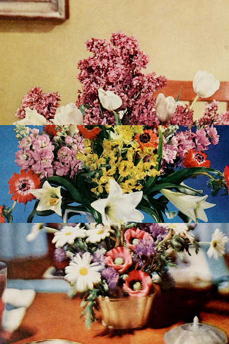 Trippy Bouquet' Collage Poster