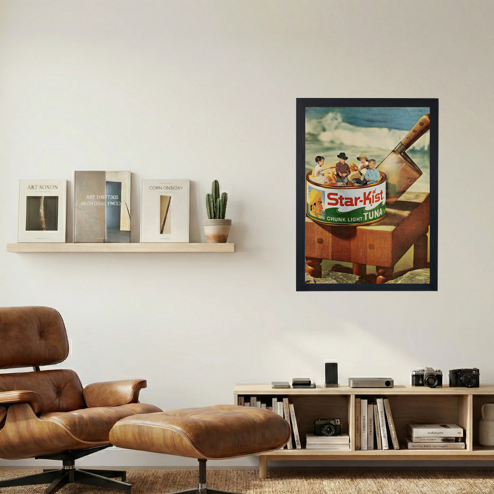 Tuna Kids' Collage Poster - Mockup 1
