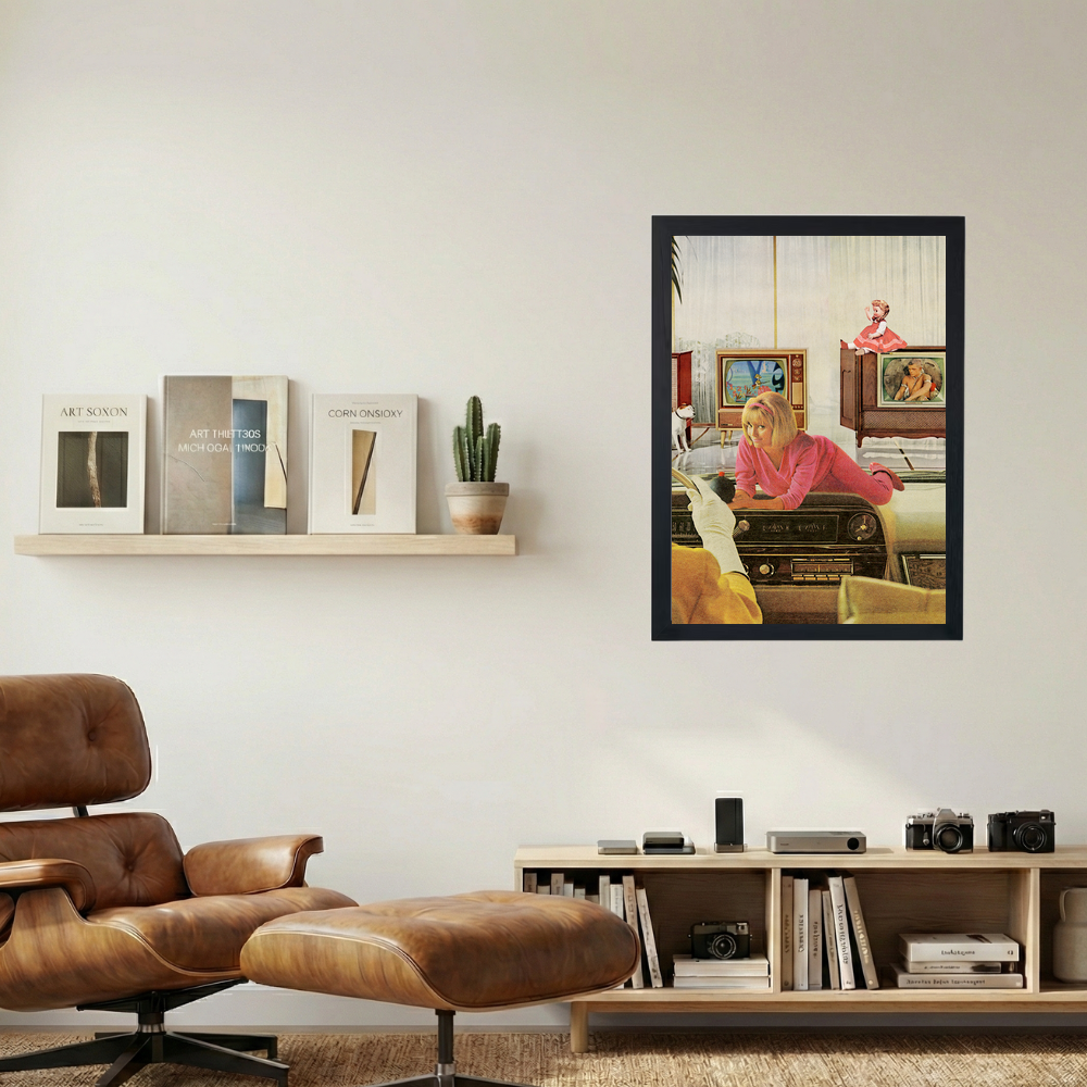 TV Garage' Collage Poster - Mockup 1