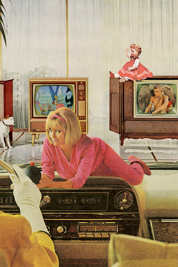 TV Garage' Collage Poster