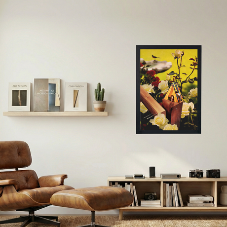 Surreal Garden' Collage Poster - Mockup 1