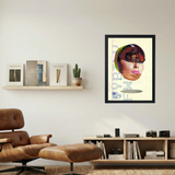 Robot Head' Collage Poster - Mockup 1