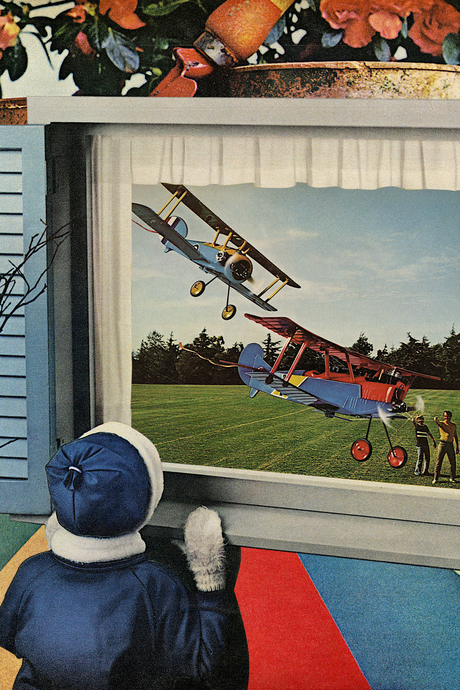 Window Peak' Collage Poster