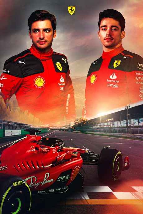F1 Charles Leclerc x Carlos Sainz Poster