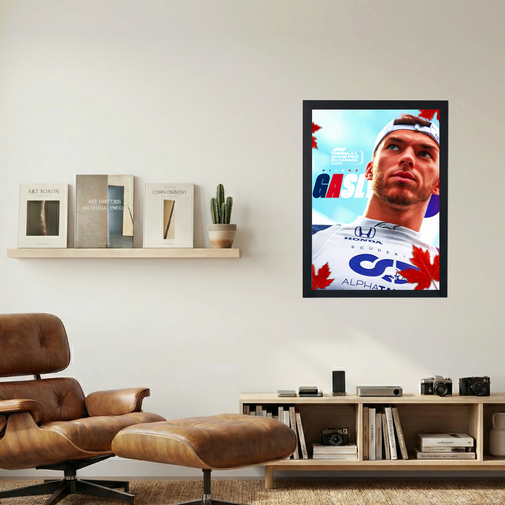 F1 x Pierre Gasly Poster - Mockup 1