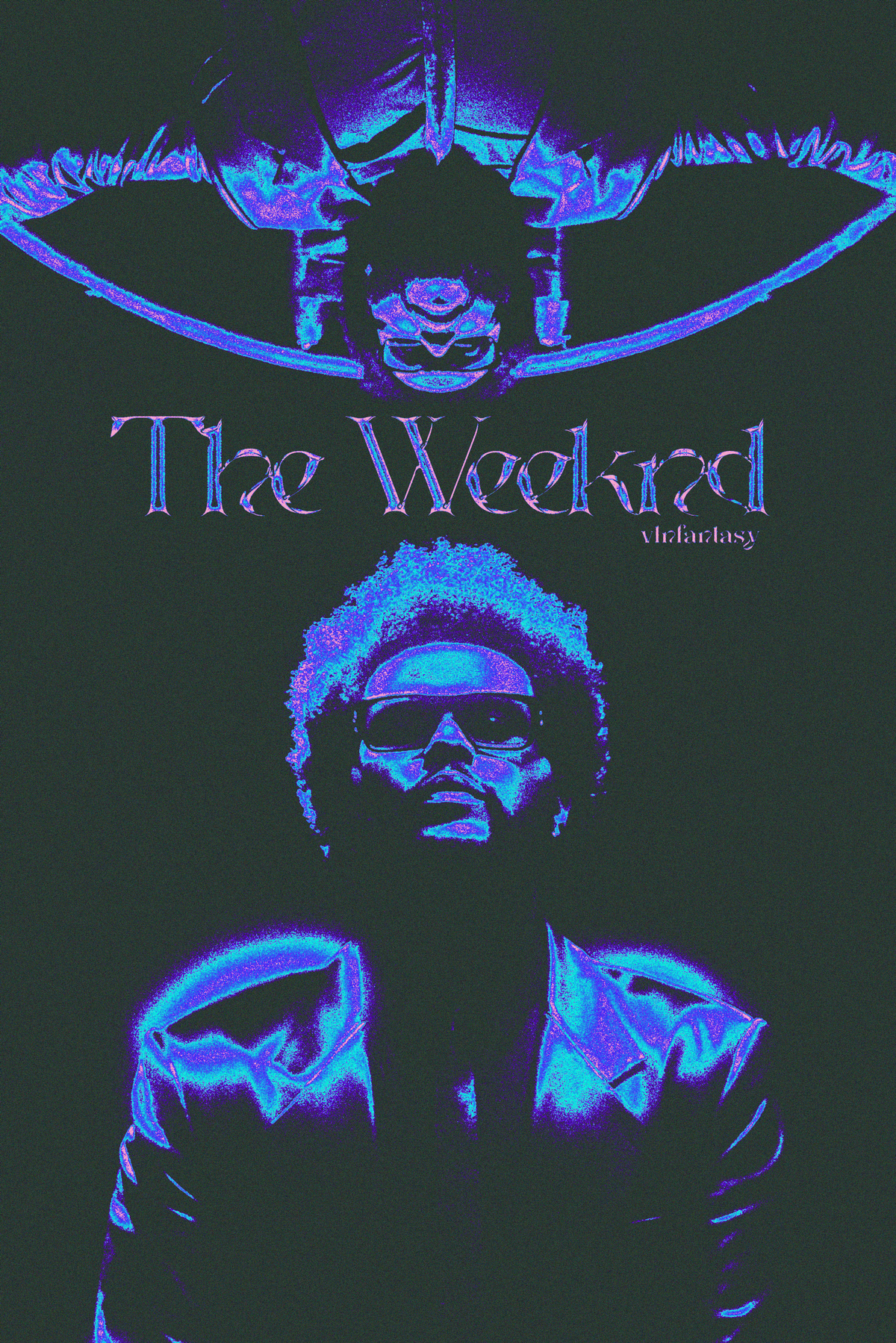 The Weeknd 'Dawn Mirrored' Poster